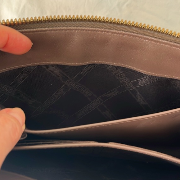 Longchamp faux python wristlet wallet. - Picture 3 of 4